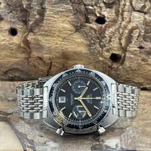 Thumbnail von Heuer Autavia Cal. 12 - Ref. 1163V - Vintage Tropical Dial - Revi papers