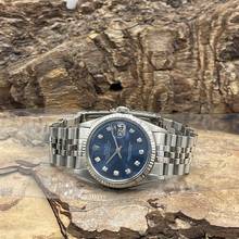 Thumbnail von Rolex Datejust 36 Oyster Perpetual Datejust 36 - Ref. 1601 - Diamant Indizes Factory Set Diamanten Indizes