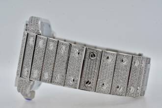 Thumbnail von Cartier Santos de Cartier Large WSSA0018 2021 Iced Out Diamonds Diamanten