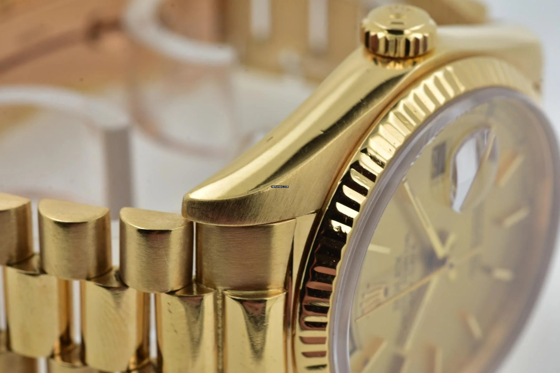  Rolex Day-Date 36 Oyster Perpetual Day Date 18k Gold Champagner Dial 18078 