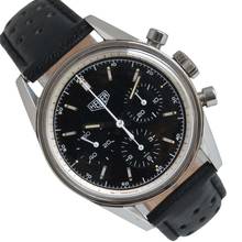 Thumbnail von Heuer CS3111 chronograph black dial 2000 Carrera