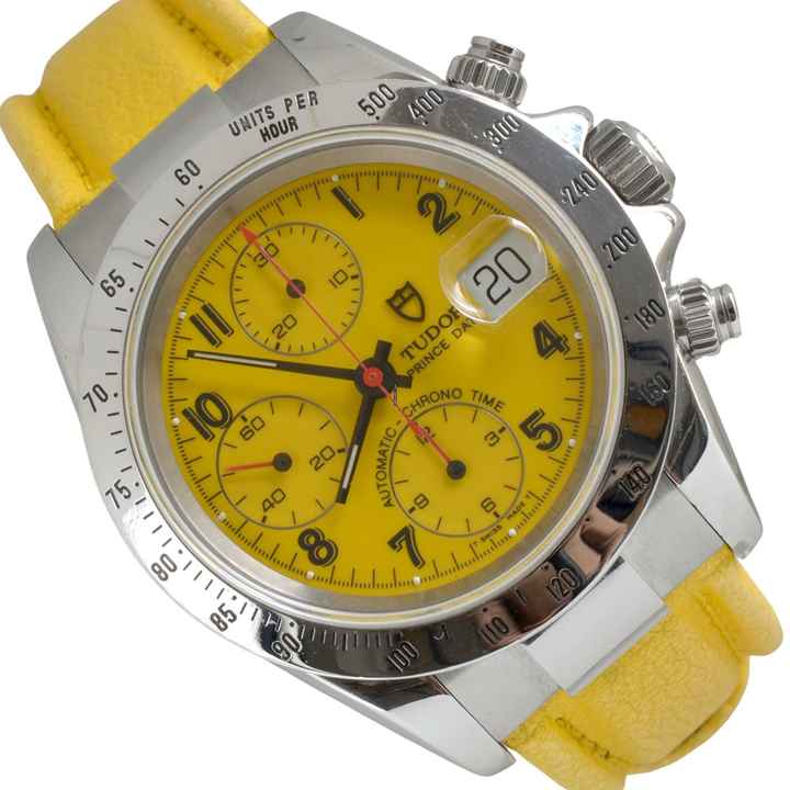  Tudor Prince Date chronograph 79280P yellow taxi dial 