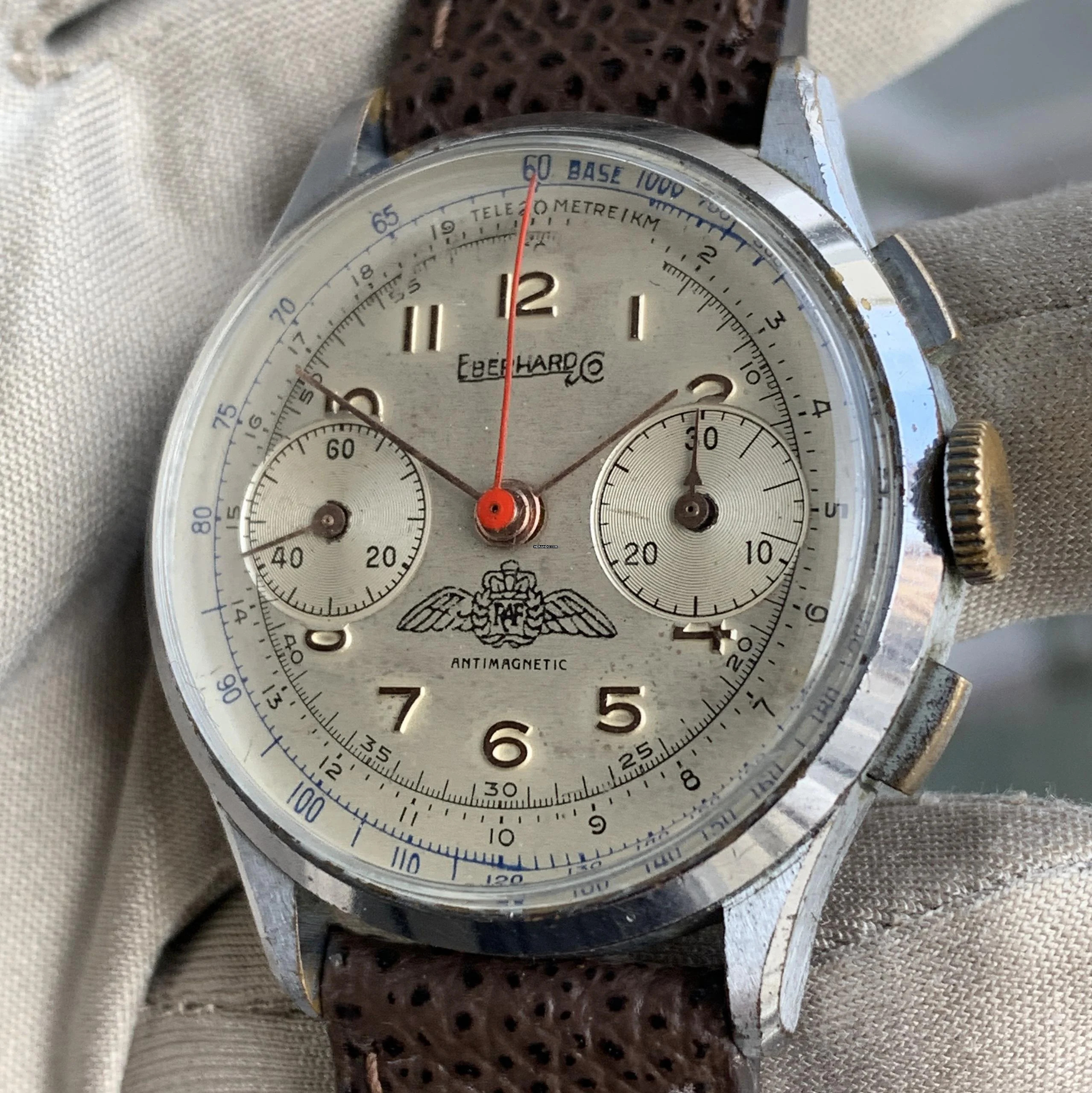 Thumbnail von Eberhard & Co. Chronograph WW2 Royal Air Force “83 Expeditionary Air Group” 1945