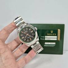 Thumbnail von Rolex Milgauss Green Sapphire 40mm Automático Completo