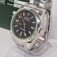 Thumbnail von Rolex Milgauss Green Sapphire 40mm Automático Completo
