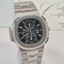 Thumbnail von Patek Philippe Nautilus Travel Time Flyback Chronograph Blue Dial 40.5mm Completo