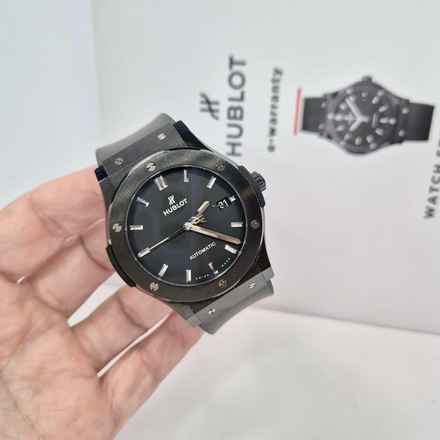  Hublot Classic Fusion Black Magic Cerâmica 45mm Automático Completo 