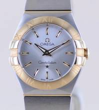 Thumbnail von Omega Constellation Quartz Lady Stahl Gold Silver Index Dial 27mm Klassiker B+P