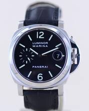 Thumbnail von Officine Paneral Luminor Marina OP6560 Steel small second Automatic Pam00048 rar 40mm B+P