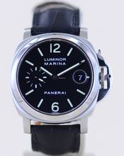 Thumbnail von Officine Paneral Luminor Marina OP6560 Steel small second Automatic Pam00048 rar 40mm B+P