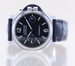Thumbnail von Officine Paneral Luminor Marina OP6560 Steel small second Automatic Pam00048 rar 40mm B+P
