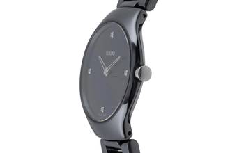 Thumbnail von Rado True Thinline Black Dial Black CeramicDamenuhr Ref. 01.420.0742.3.071 B&P