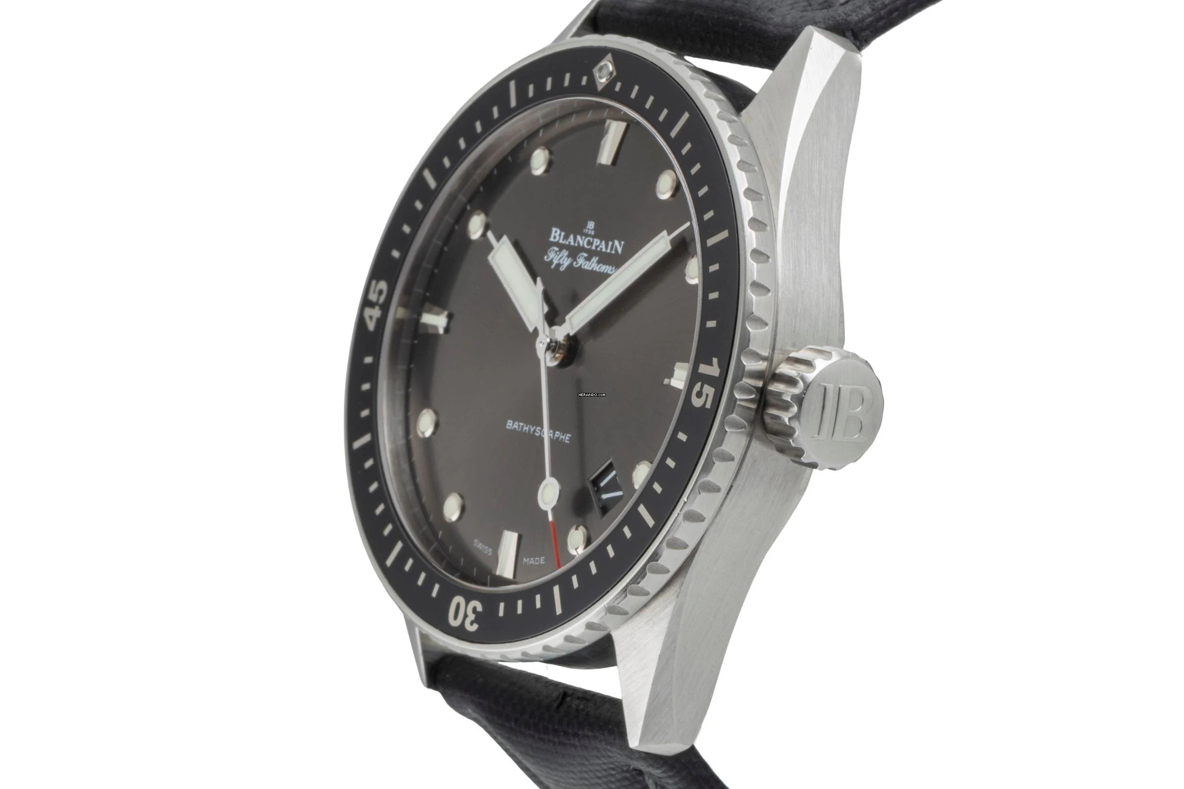 Thumbnail von Blancpain Fifty Fathoms Bathyscaphe Stahl Automatik Ref. 5000-1110-B52A Papiere