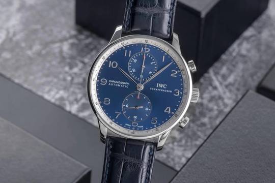  IWC Portugieser Chronograph Laureus Chronograph Automatik Stahl Ref IW371432 Limitiert B&P 
