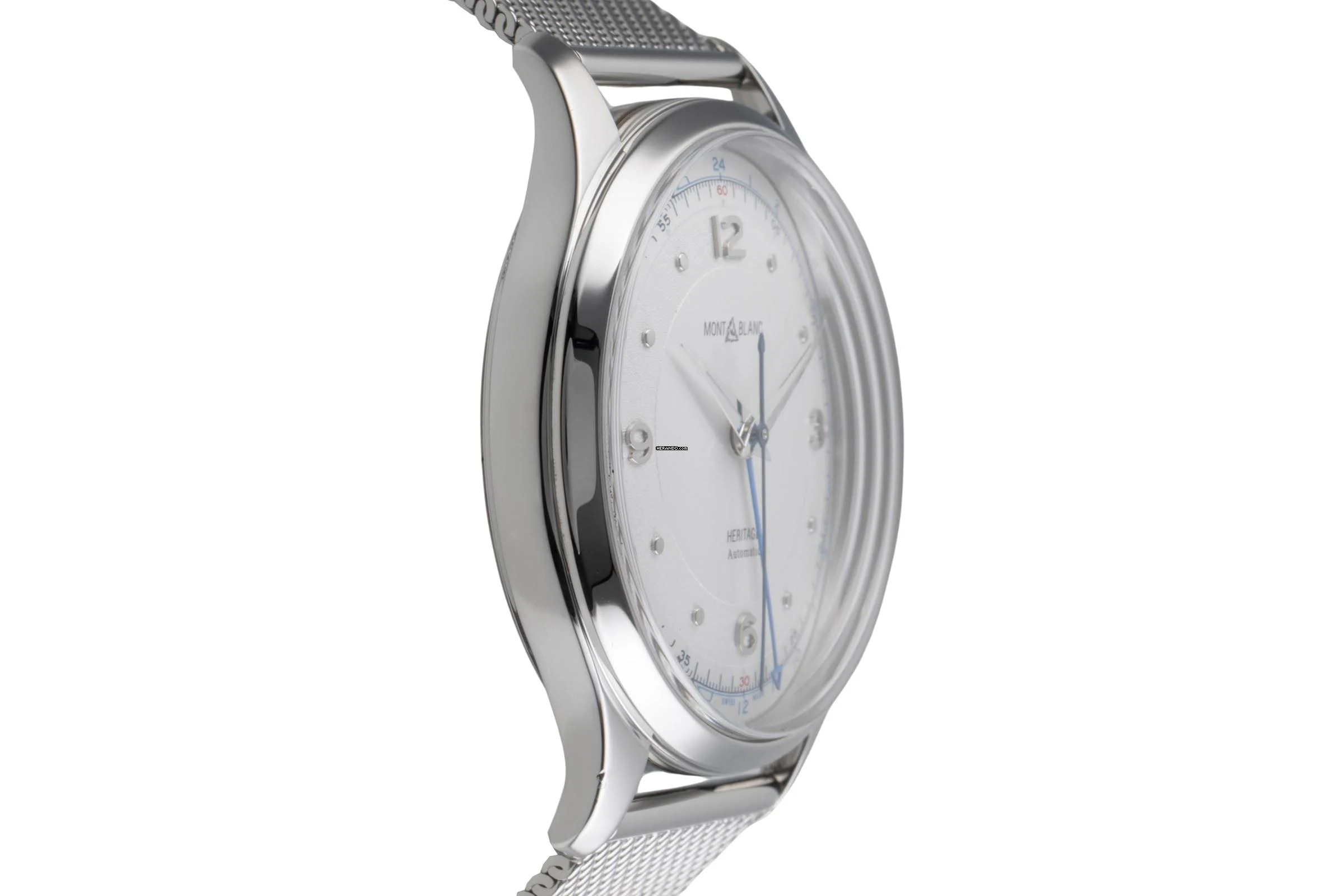 Thumbnail von Montblanc Heritage Stahl Automatik Herrenuhr Ref. 119949 7492 Box & Papiere 2024