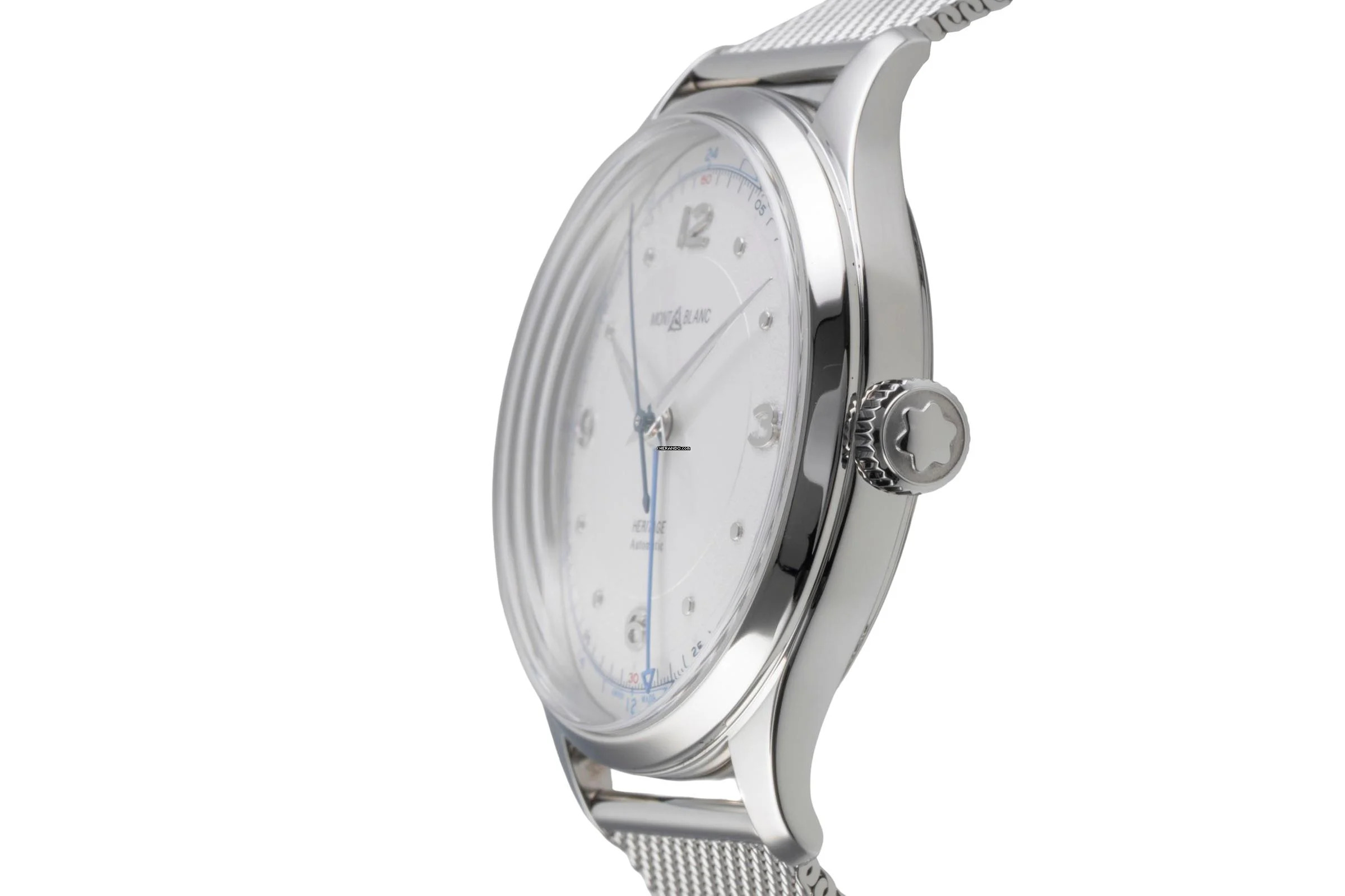 Thumbnail von Montblanc Heritage Stahl Automatik Herrenuhr Ref. 119949 7492 Box & Papiere 2024