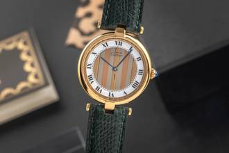 Thumbnail von Cartier Trinity Vendome LC GM Vermeil 925 Silber Trinity Dial Medium Size Ref. 590003