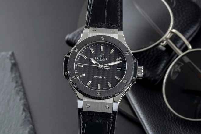  Hublot Big Bang Stahl Automatik Herrenuhr Ref. 365.SM.1770.LR Papiere 