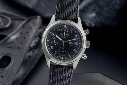  IWC Fliegeruhr Chronograph Fliegerchronograph Chronograph Stahl Automatik Herrenuhr Ref. IW370601 