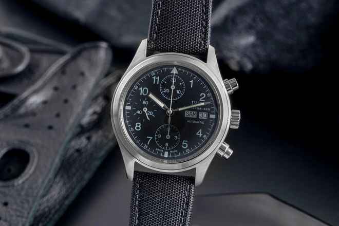  IWC Fliegeruhr Chronograph Fliegerchronograph Chronograph Stahl Automatik Herrenuhr Ref. IW370601 