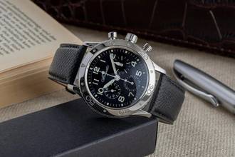 Thumbnail von Breguet Type XX - XXI - XXII Aeronavale Chronograph Stahl Automatik Ref. 3800 Klassiker