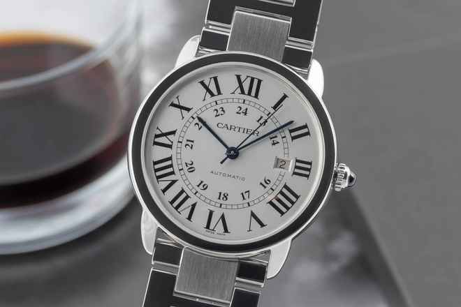  Cartier Ronde Solo de Cartier XL Automatik Herrenuhr Ref. W6701011 