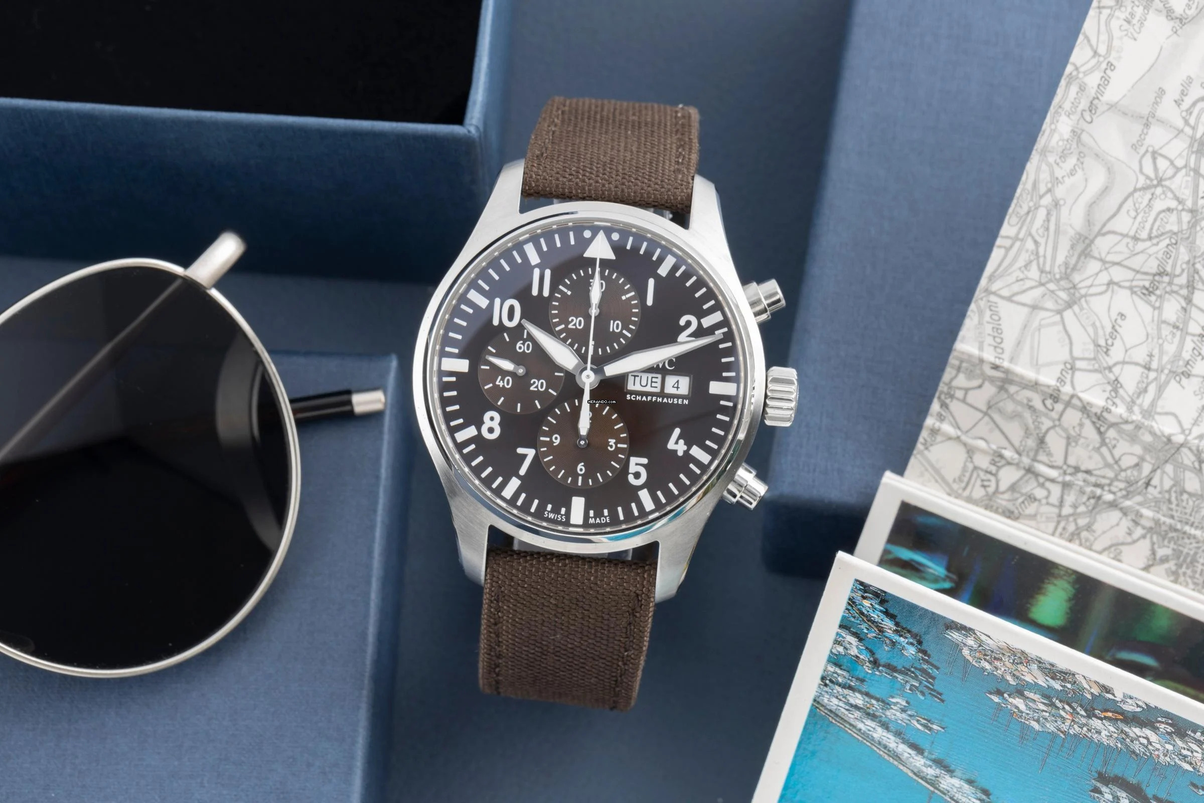 IWC Fliegeruhr Chronograph Antoine de Saint Exupéry Automatik Ref. IW377713