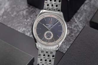  Breitling Premier Automatik 40 Stahl Herrenuhr Ref. A37340351B1A1 B&P 
