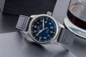 Thumbnail von IWC Fliegeruhr Mark Pilot Mark XX Black Dial Stahl Automatik Herrenuhr Ref. IW328201 B&P 2024