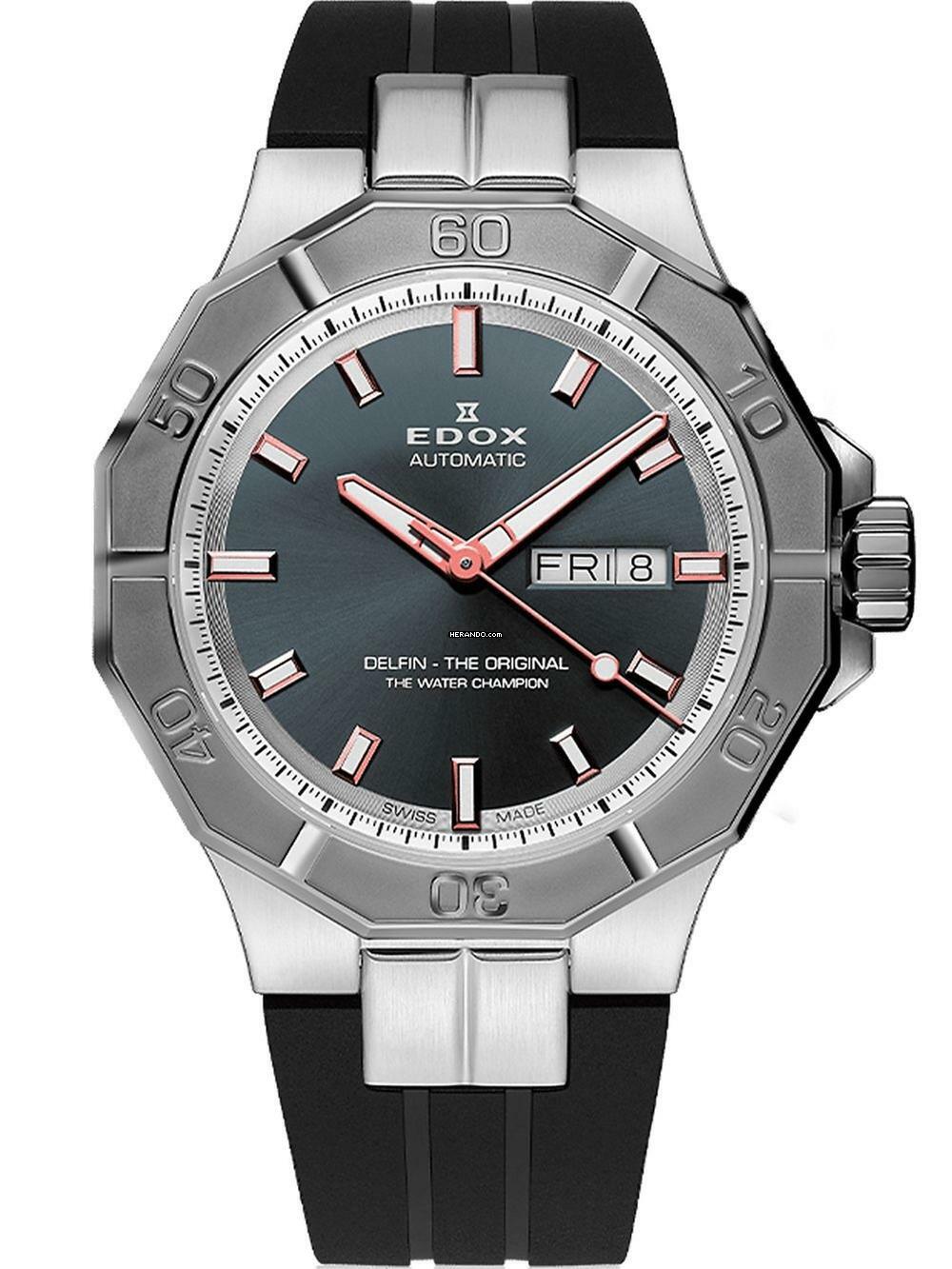  Edox 88008-3GCA-BGO Delfin Day-Date 