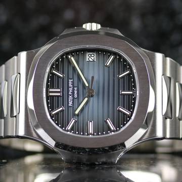  Patek Philippe Nautilus Steel - Blue New Calibre - like New - Fullset - 2020 