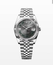 Thumbnail von Rolex Datejust 41 Jubilee Wimbledon - like New - Fullset - 07/2023