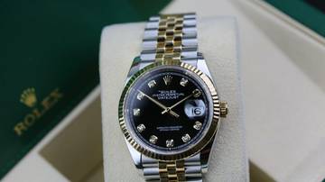 Thumbnail von Rolex Datejust 36 Steel Gold - Black Diamond - like New - Fullset - 2021