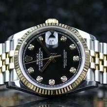 Thumbnail von Rolex Datejust 36 Steel Gold - Black Diamond - like New - Fullset - 2021