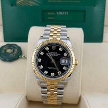 Thumbnail von Rolex Datejust 36 Steel Gold - Black Diamond - like New - Fullset - 2021