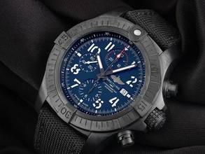 Thumbnail von Breitling Super Avenger Night Mission Ref.V13375101C1X1 2022 Full Set wie Neu Vintage Super Avenger Night Mission Faltschließe
