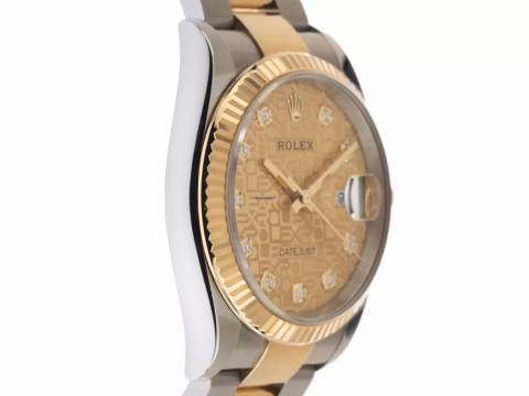  Rolex Datejust 36 Jubilee Diamanten Ref.126233 2018 Full Set wie Neu Vintage Datejust Jubilee Diamanten 