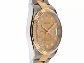 Thumbnail von Rolex Datejust 36 Jubilee Diamanten Ref.126233 2018 Full Set wie Neu Vintage Datejust Jubilee Diamanten