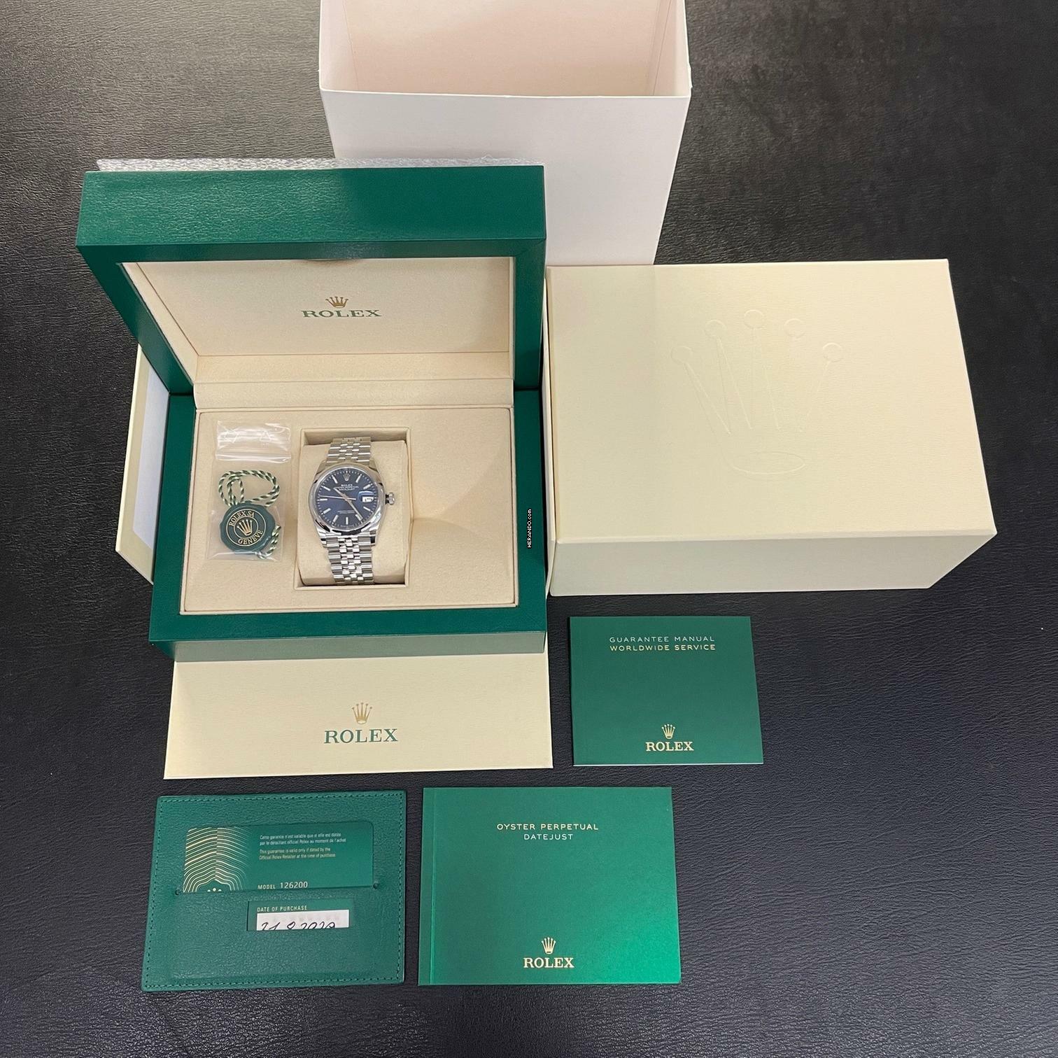 Thumbnail von Rolex Datejust 36 Fullset 2020