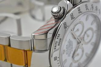 Thumbnail von Rolex Daytona Cosmograph Rehaut 116520 LC110 Chromalight Rolex Service 01/2026