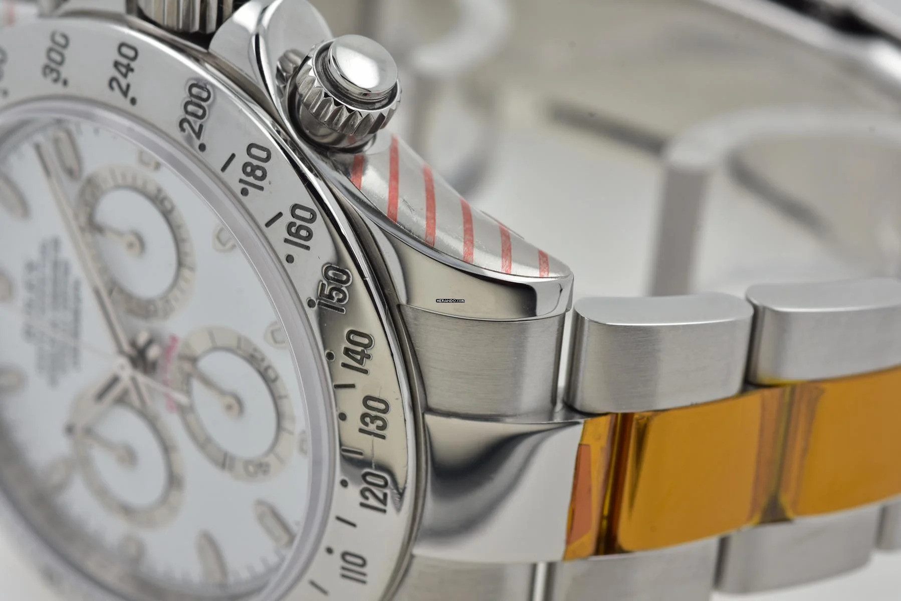  Rolex Daytona Cosmograph Rehaut 116520 LC110 Chromalight Rolex Service 01/2026 