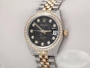 Thumbnail von Rolex Datejust 31 31mm 178383 2015 Stahl Gelbgold 750 Diamanten Automatik Stainless Steel 18kt Yellow Gold Jubilé-band Chronometer Oyster Black Dial