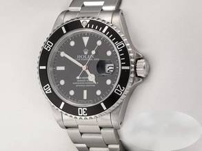 Thumbnail von Rolex Submariner Date 16610 1997 Lc100 Edelstahl Stainless Steel Oyster-band Chronometer Black Dial Automatik Taucheruhr