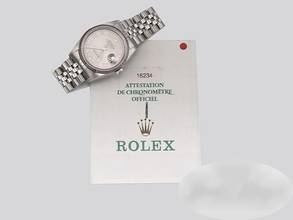 Thumbnail von Rolex Datejust 36 36mm 16234 2000 Stahl Weissgold 750 Gold Damen Herren Stainless Steel Jubilé-band Chronometer Oyster Silver Dial