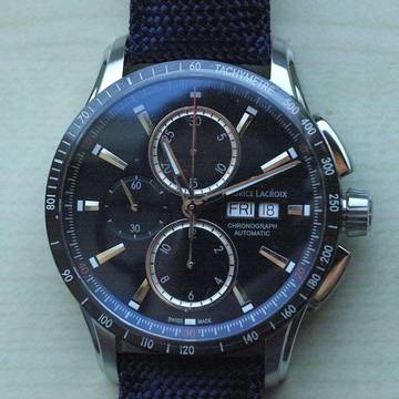  Maurice Lacroix Pontos S Chronograph Blau NEW FULL SET 