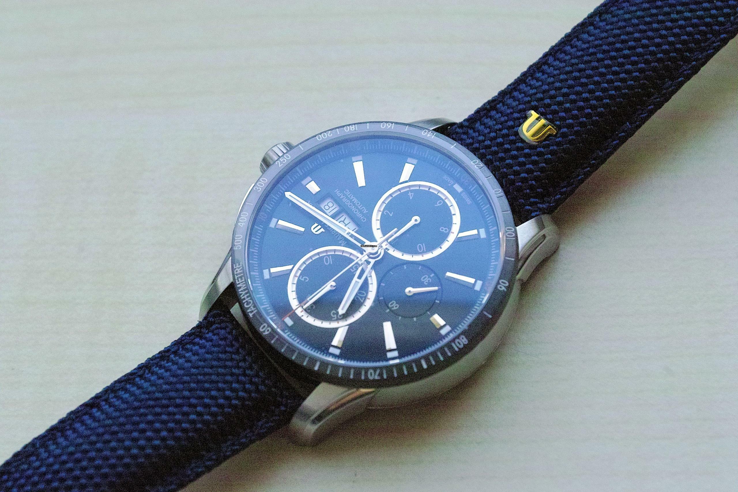 Thumbnail von Maurice Lacroix Pontos S Chronograph Blau NEW FULL SET