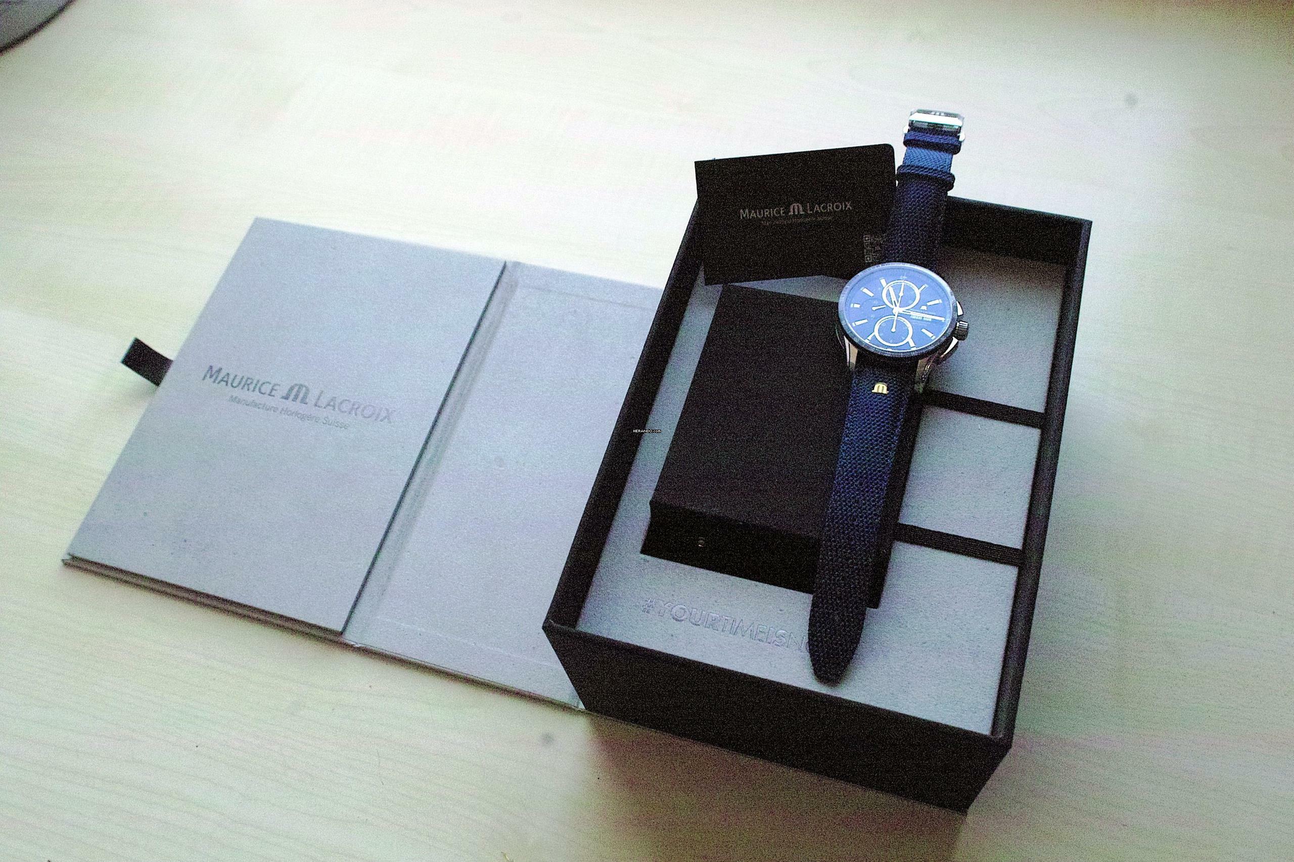 Thumbnail von Maurice Lacroix Pontos S Chronograph Blau NEW FULL SET