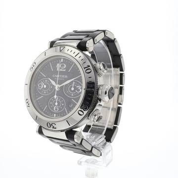  Cartier Pasha Seatimer Black Dial 