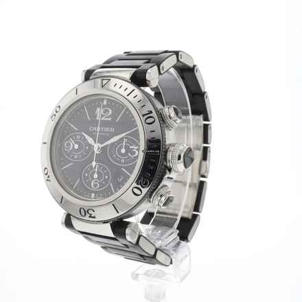  Cartier Pasha Seatimer Black Dial 