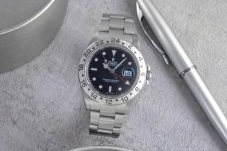 Thumbnail von Rolex Explorer II Automatik Edelstahl Datum Herrenuhr Ref. 16570 T D-Serie